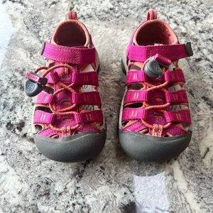 Kids Pink Keen Sandals